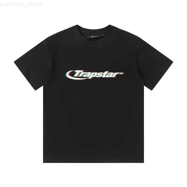 

mens designer t shirts trapstar new men's t shirt short sleeve outfit chenille tracksuit black 100% cotton london streetwear trapstar s, White;black