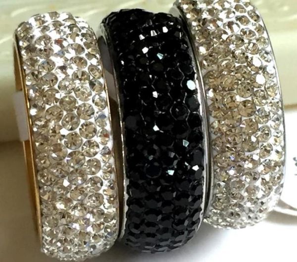 

whole 30pcs 8mm band black silver cz zircon 316l stainless steel rings jewelry wedding engagement finger ring68245577625288