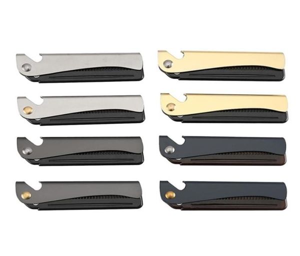 

oil hair beard styling combs men stainless steel beard comb portable hair comb folding combs9659432