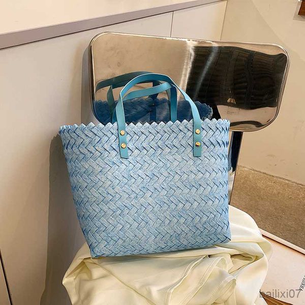 

other bags woven women's basket straw bag summer seaside travel holiday beach bag female daily shopping tote bag 2023 sell, Black;red