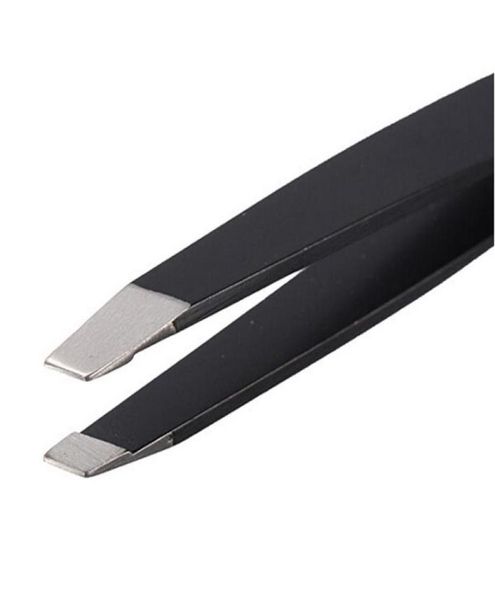 

whole stainless steel eyebrow tweezer pluckerpuller slanted tip tool professional8278799