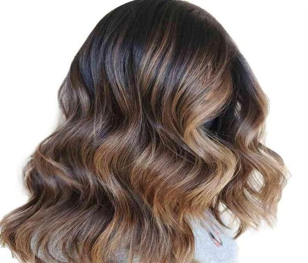 

hd lace wigs virgin european human hair quality premier frontal lace wigs human hair balayage brown blonde color18093215009, Golden;white