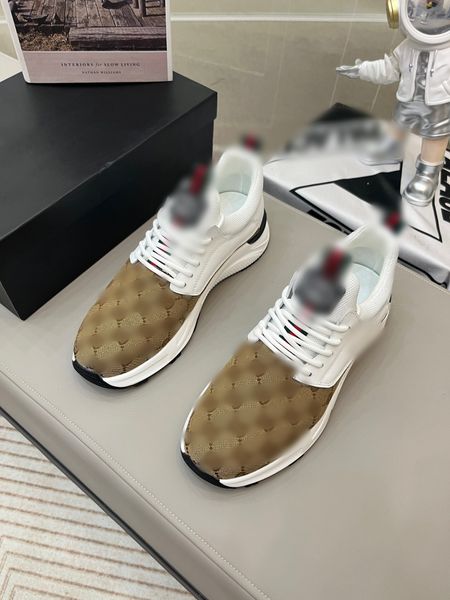 

fashion men designer sneaker shoes printed letter lace up outdoor luxury mens sneakers sports trainers shoe, Black