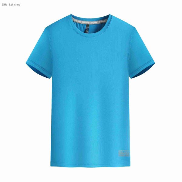 

ice silk short sleeved summer quick drying clothes, outdoor sports, casual solid color 81, White;black