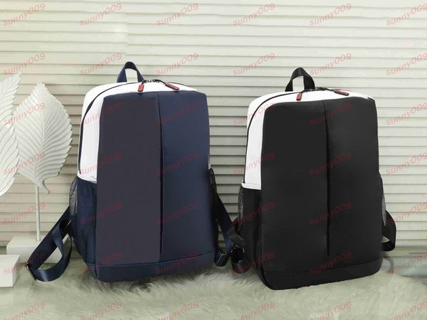 

letter backpack with dual color stitching luggage bag designer back pack luxury trunk bags hand held traveling bag