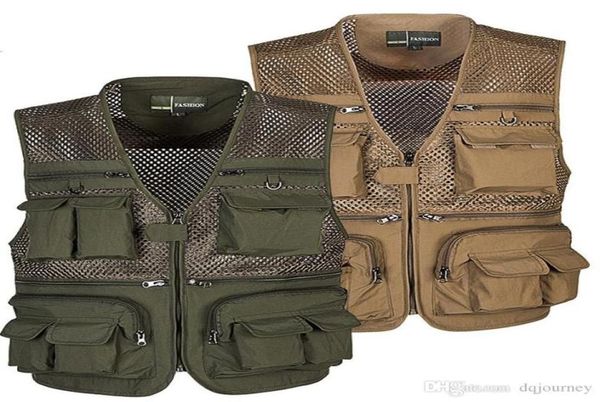 

new outdoor multifunction novelties daiwa clothing man jacket fly fishing vest men women camping breathable mesh fishing5847391, Black;green