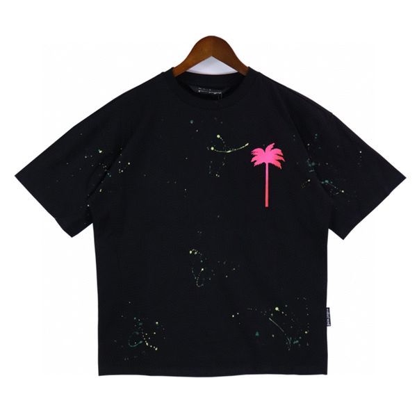 

men's plus tees & polos round t-shirt plus size neck embroidered and printed polar style summer wear with street pure cotton w121d, Black;brown