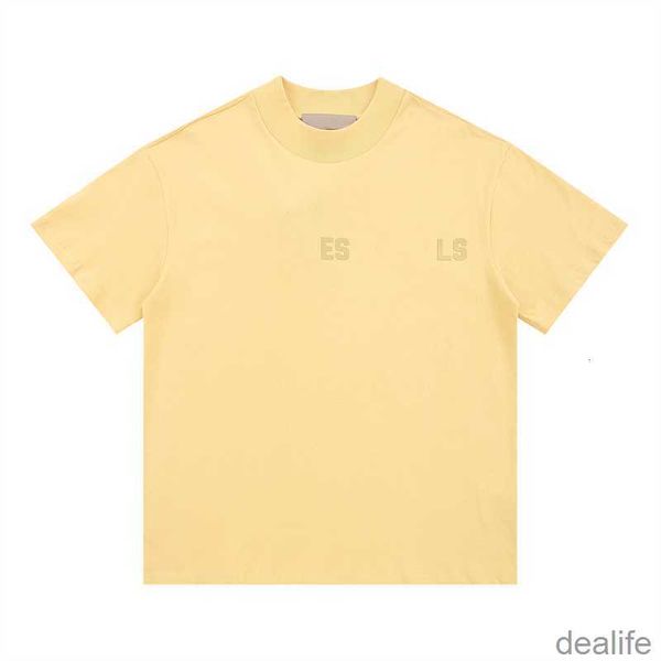 

essent mens designer t shirt essentail women letter print tshirts essentiel short sleeve hip hop clothing couple outfit u yly5, White;black