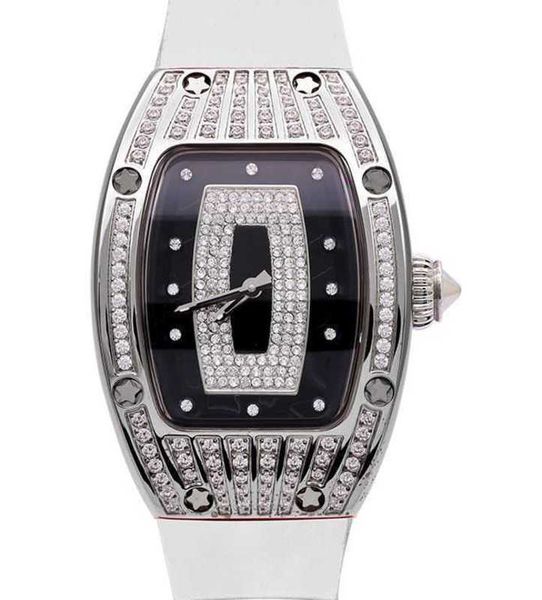 

high-quality new automatic mechanical wrist watches super flash women's temperament simple waterproof 10 quartz rm007 amazing style des, Slivery;brown