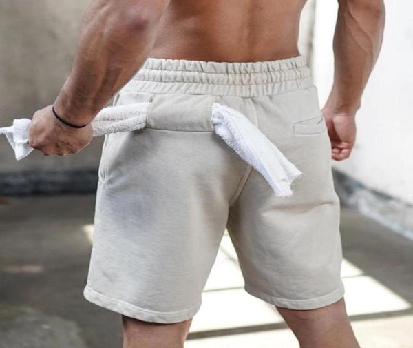 

running sport shorts men fitness training cotton short pants gym workout bermuda summer male jogging bottoms1018267, Black;blue