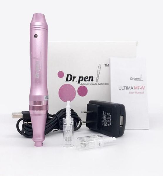 

professional electric auto rechargeable wireless wired derma pen dr pen m7c m7w microneedle cartridge roller mts pmu anti aging 2984186