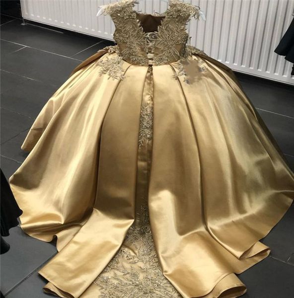 

2020 flower girl dresses ball gown little girl birthday party dresses vintage off shoulder communion pageant dresses3724828, White;blue