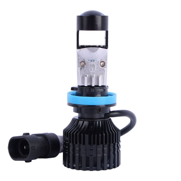 

y9 motorcycle led headlights with lens near and far one 9005 9006 h7 h11
