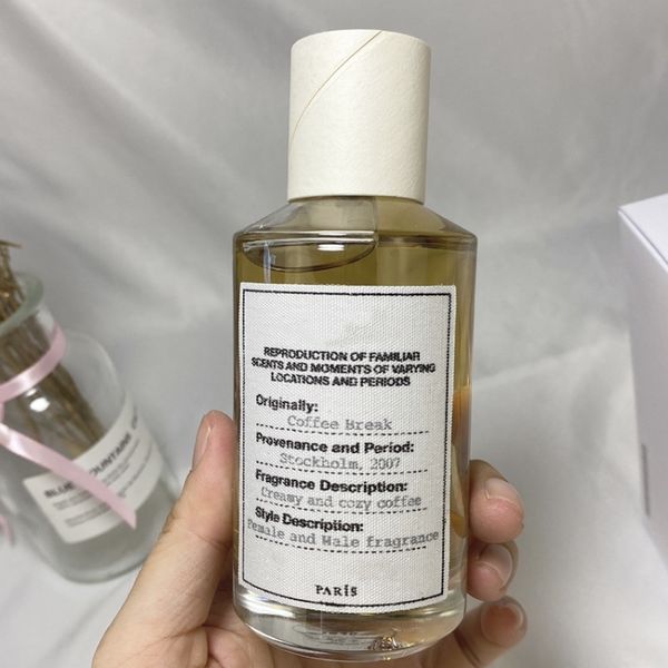 

luxury designer men's cologne perfume for woman coffee break 100ml eau de parfum long lasting smell fragrance natural spray high qualit