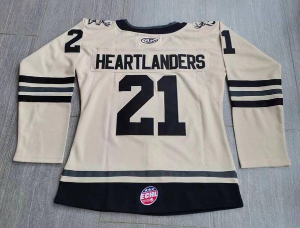 

college hockey wears physical ps heartlanders unveil new prairie rose alternate uniform men youth women vintage high school size s-5xl or an, Black