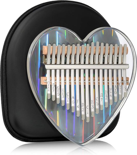 

kalimba thumb piano 17/21 key instrument finger piano gift with tuning hammer suitable for beginners for children