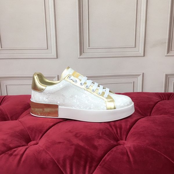 

2023 luxury men womens fashion shoes lace-up flat platform designer sneaker black genuine leather 0529