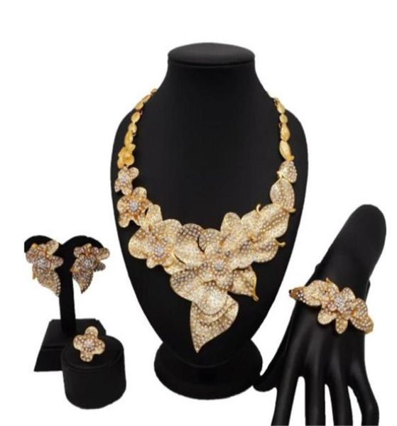 

dubai 24k gold big jewelry sets women wedding long necklace05232975, Silver