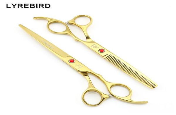 

hair scissors 7 inch cutting scissors 65 inch thinning shears lyrebird golden dog grooming scissors new7546621