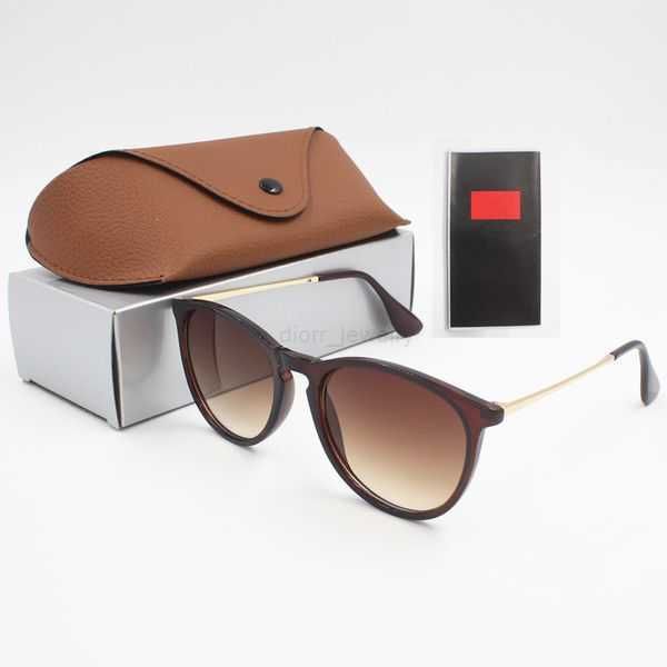

fashion sunglasses toswrdpar glasses sunglasses designer men's ladies brown case black metal frame dark 50mm lens sunglasses for man 16, White;black