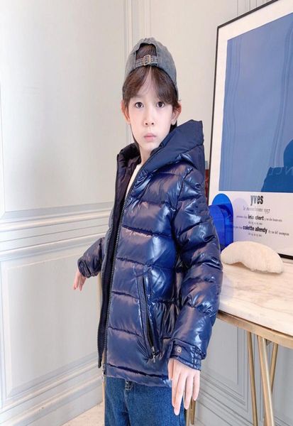 

winter hooded children white dark down coat girls warm parka jacket for boys 212 years outerwear windproof clothes6456644, Blue;gray