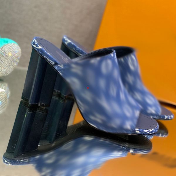 

2023 fashion women ladies platform slippers straw sandal triangle buckle mules thick bottom heels slides beige black white classic slip beac