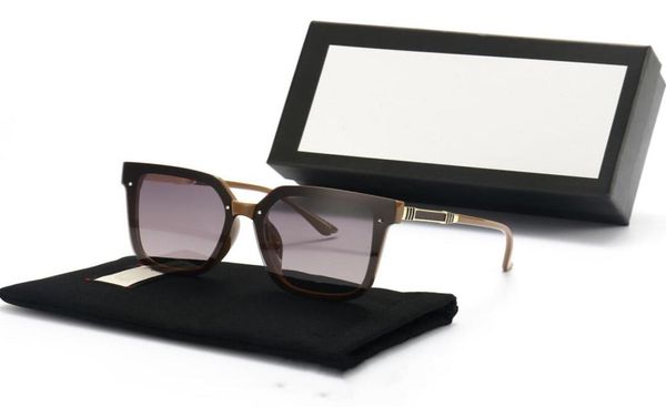 

2022 fashion luxury sunglasses women men uv400 polarized light designer pcmetal frame square sun glasses for female ladies eyewea1086821, White;black
