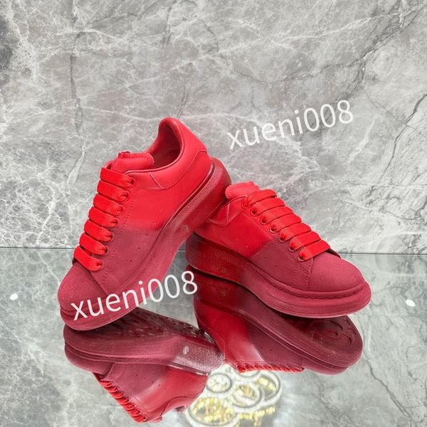 

2023new brand womens quality casual shoes designer leather lace-up sneaker fashion running trainers letters flat printed gym sneakers, Red;white