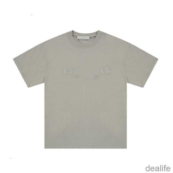 

essentiel tees t-shirts essent luxury designer clothing american fashion loose short sleeve essentail tshirt for men and women t4tn, White;black