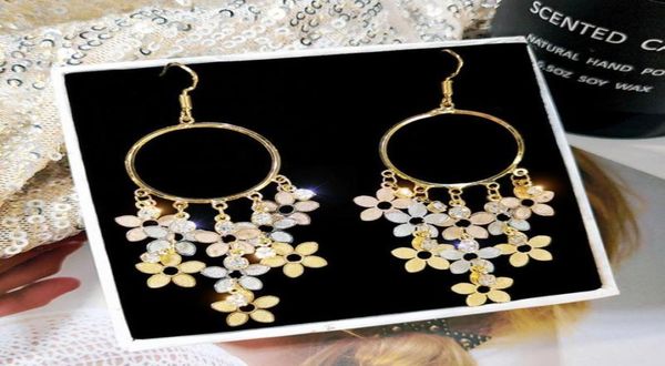 

dangle chandelier fashion boho tassel drop earrings 2021 women orecchini jewelry ladies retro flower silver color jhumka gifts8347091