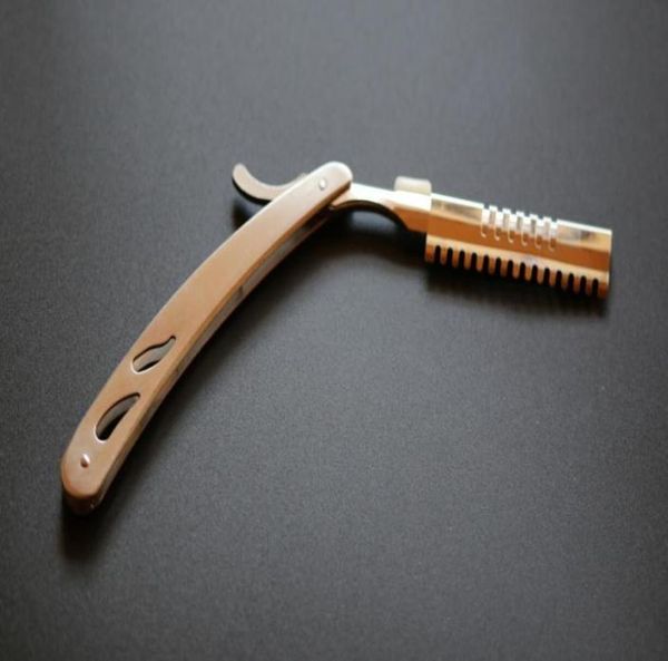 

professional hair thin knife cut hair razor blade sword scraping92976808145215