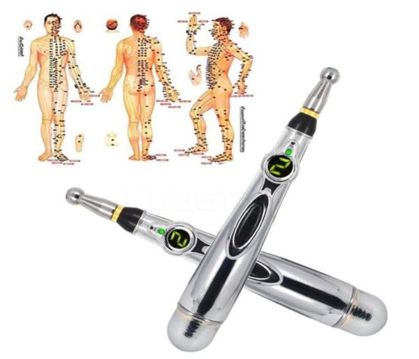 

new electronic acupuncture pen therapy pen safe meridian energy heal massage body head neck leg health massageadores2614777