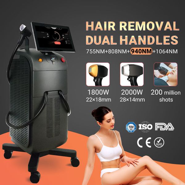 

60% discount triple wave ice titanium platinum 755 1064 808nm diode laser hair removal alexandrite machine, Black