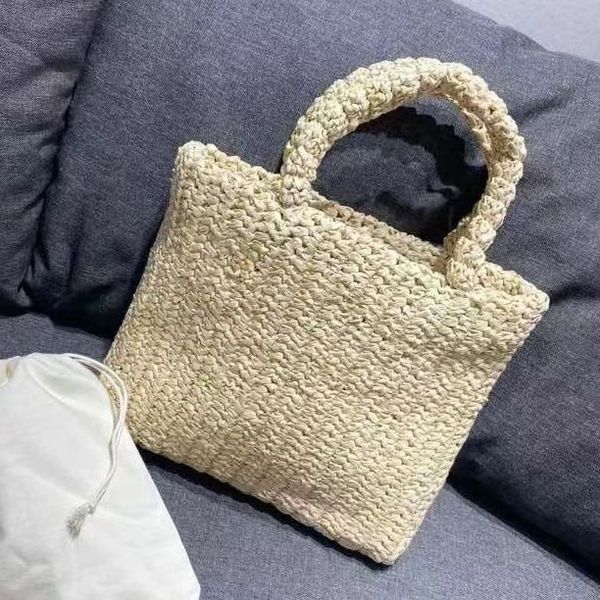 

designer beach bag raffia tote shoulder bag fashion straw book totes bags women bags luxury handbag mesh breathing bags lady shopping summer