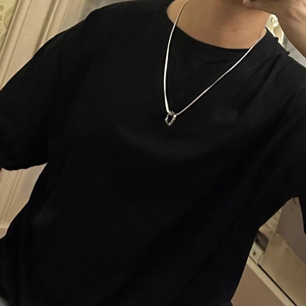 

2023 luxury brand designer pendants necklaces letter louisity choker pendant necklace beads chain jewelry viutonity accessories gifts al3i, Silver