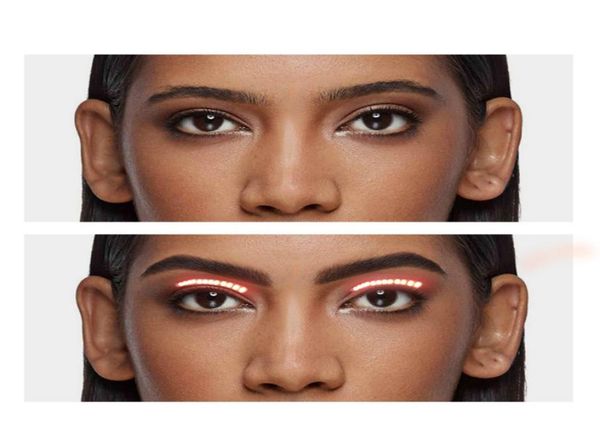 

1pair led light false eyelashes waterproof shining charming eyelashes makeup false for party club bar hallowee8466060