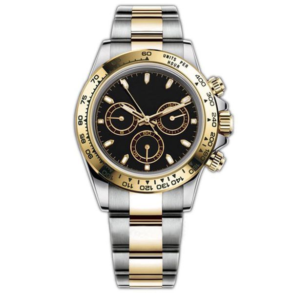 

rolej dayt watches mens watch 40mm stainless steel sapphire 2813 automatic machinery waterproof ceramic bezel slide lock table button aaa wa, Slivery;brown
