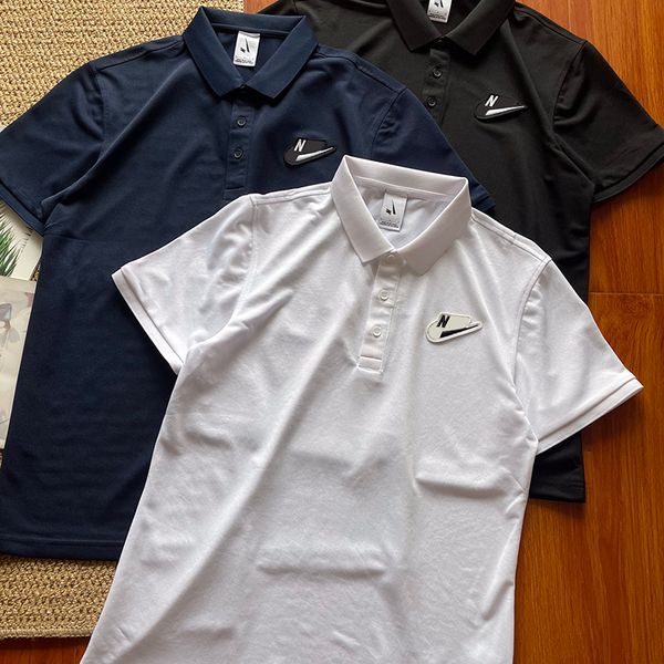 

mens shorts tech designers shorts sleeve polo neck casual sports lapel short sleeve n print business short sleeve, White;black