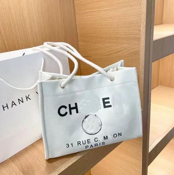 

designer bags handbags tote bag chaannel chain bagss beach women luxury fashion printing letters purse shoulder large capacity canvas shoppi