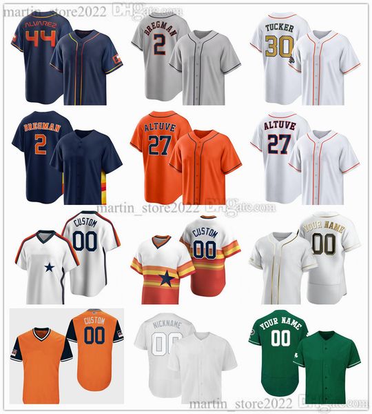 

2023 baseball jerseys 27 jose altuve 2 alex bregman 23 michael brantley 15 martin maldonado 44 yordan alvarez 30 kyle tucker 7 craig biggio, Blue;black