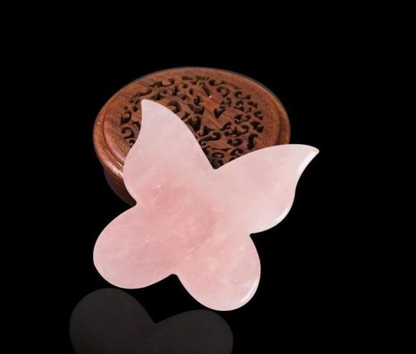 

creative butterfly natural jade gua sha board heldhand skin care guasha board chinese butterfly rose quartz gua sha scraping massa4990598