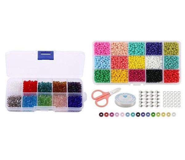 

pcs beads 1000pcs diy 4mm faceted bicone crystal glass beads 9000pcs seed 15 multicolor assortment jewelry pouches bags5535167, Pink;blue