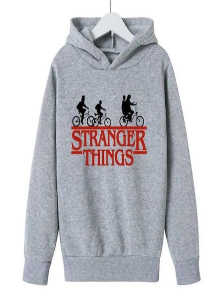 

4 to 14 yrs hoodies stranger things cotton 2d print spring boys and girls hoodie children clothes many colours 2201122890974, Black