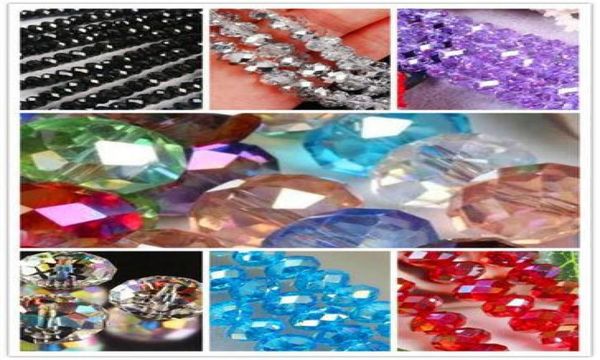 

1000pcs crystal loose beads 4x6mm eight color select01231226124