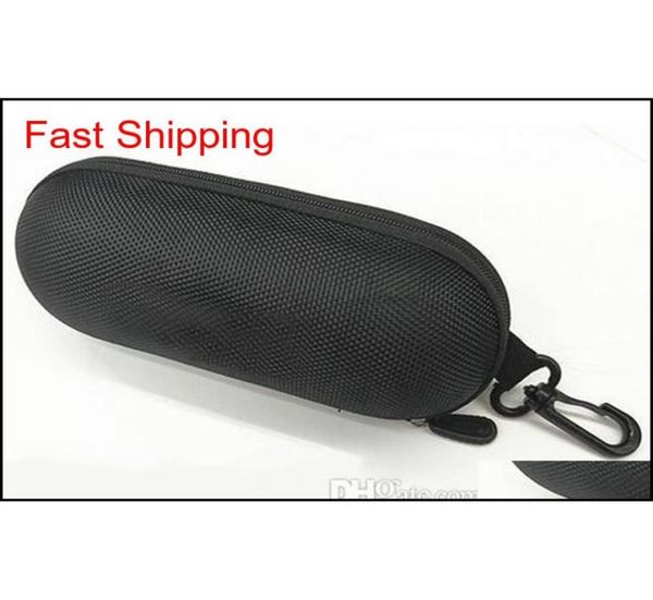 

hard case zipper hook man sunglasses box compression glasses case black metal plastic sports sun glasses 2iurf6999548