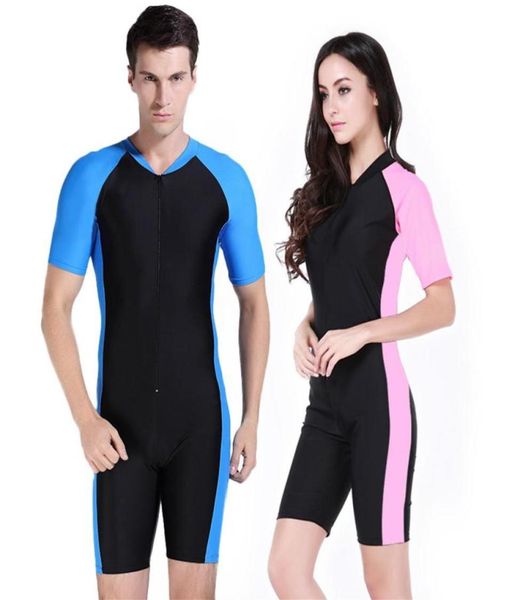 

sbart antiuv lycra short sleeve wetsuit men women surfing one pieces triathlon wet suit for swimming sucba diving skin swimsuit e3944876