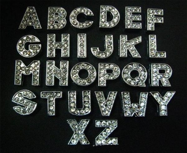 

104pcslot az crystal letter floating charms for glass living memory locket jewelry findings components7407332, Bronze;silver