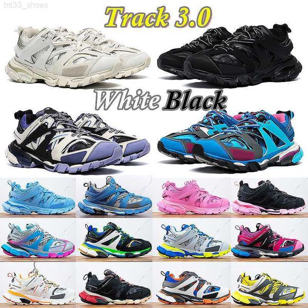 

designer shoes track 3 sneakers for men and women pink sepatu chunky blue black red track 3.0 tess.s. gomma platform trainers