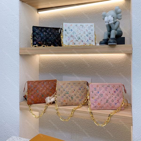 

coussin bag designer handbags women floral embossed flap bags crossbody bag purse wallet