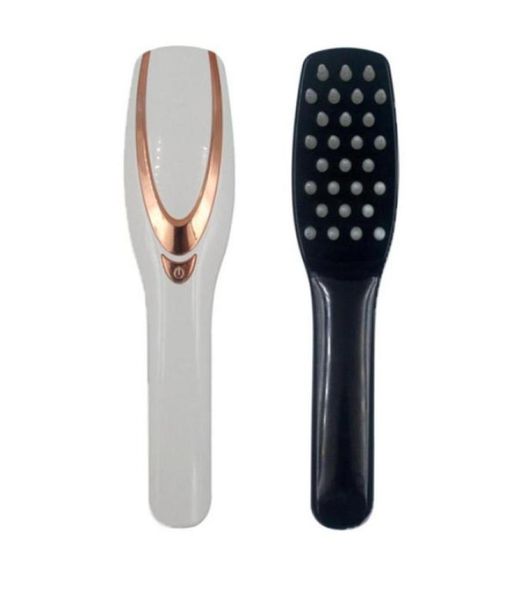 

potherapy hair hair massager comb massage combs brushes comb men women vibration portable brush brush hair scalp electric hhjre8749127656, Silver